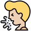 Infected Person's Cough Or Sneeze illustration